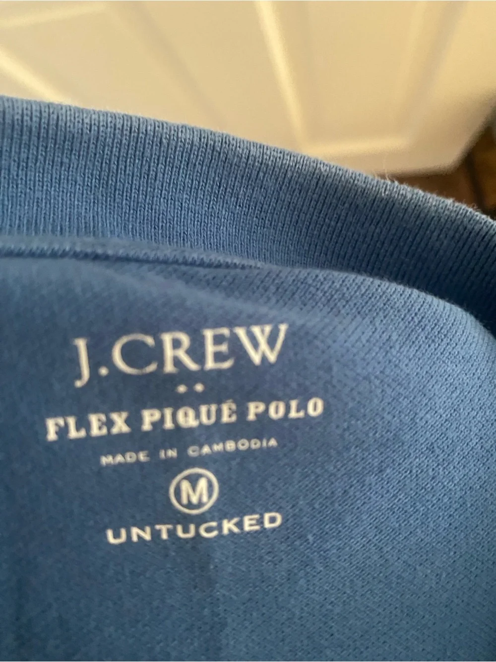 J. Crew Blue Polo Shirt